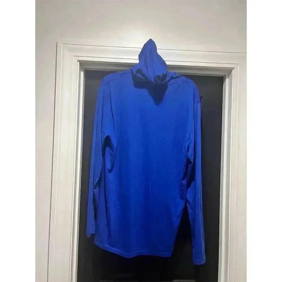 Ford Men's Blue Pullover Hoodie XL Long Sleeve Lightweight Logo - Picture 3 of 3